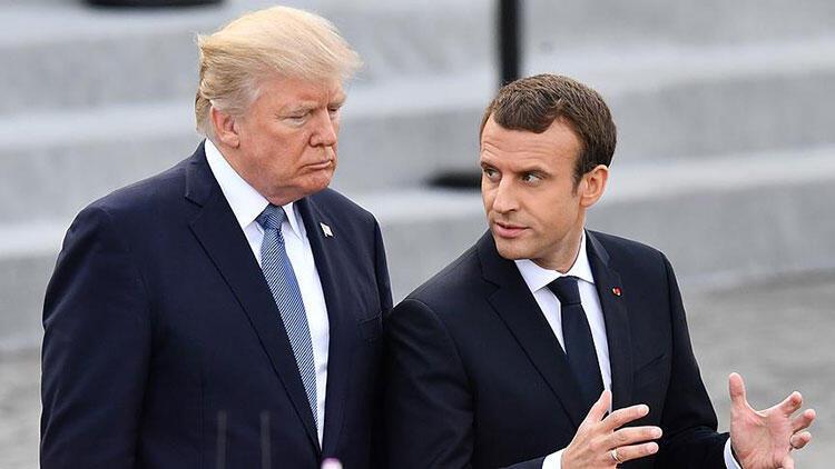 Trump ve Macron telefonda görüştü