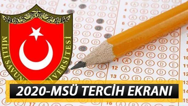 MSÜ tercih yapma ekranı 2020: MSÜ sınav sonuçları ne zaman ...