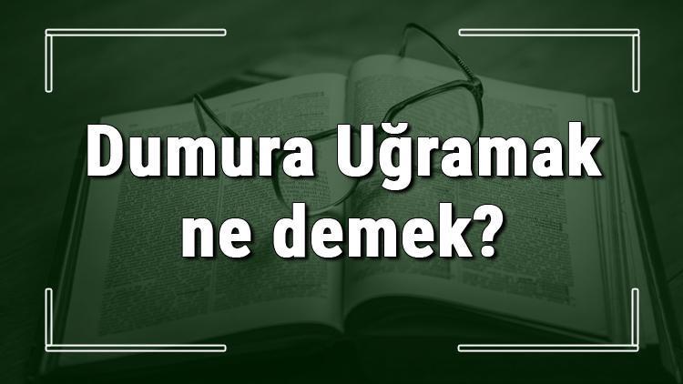 Dumura Ugramak Ne Demek Dumura Ugramak Deyiminin Anlami Ve Ornek Cumle Icinde Kullanimi Tdk