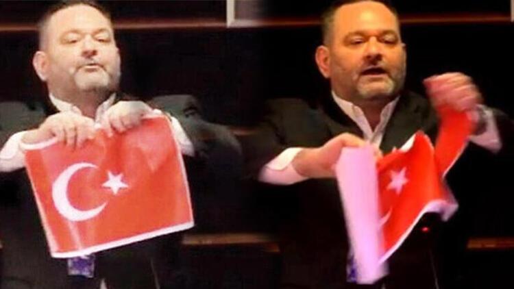 Türk bayrağı yırtan ırkçı milletvekiline Avrupa Parlamentosu'ndan ders gibi  ceza: Dokunulmazlığı kaldırıldı ve tutuklandı! - Haberler Son Dakika