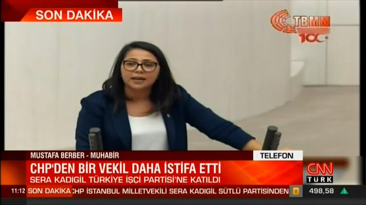 CHP'li milletvekili Saliha Sera Kadıgil Sütlü, partisinden ...