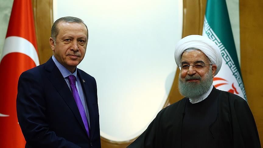 Son dakika haberi Cumhurbaşkanı Erdoğan İranlı mevkidaşı Hasan Ruhani ile