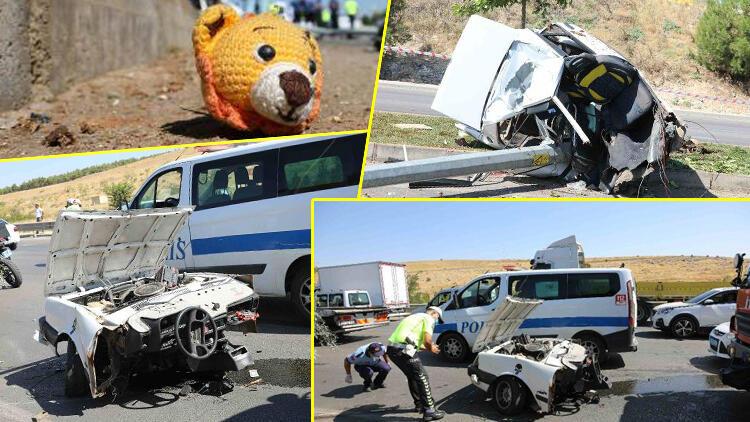 Gaziantep'te feci kaza! Direğe çarpan otomobil ikiye bölündü: 2 ölü, 2 yaralı - Son Dakika Haberleri