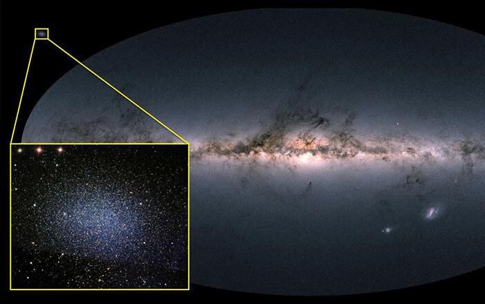 Cüce galakside dev kara delik bulundu