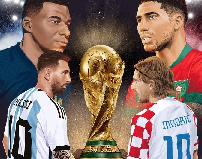 Yapay zeka 2022 Dünya Kupası şampiyonunu açıkladı Fransa, Arjantin, Fas, Hırvatistan....