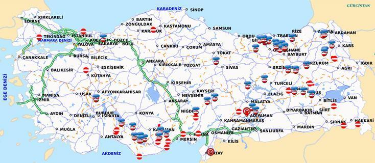 GÜNCEL KARAYOLLARI DURUMU (10 ŞUBAT 2023): Deprem Bölgesi Yolları Açık ...