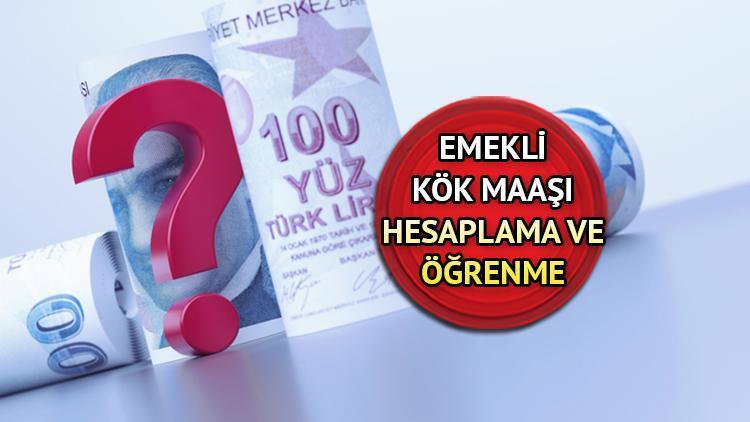 E-DEVLET KÖK MAAŞ ÖĞRENME EKRANI 2023 | Emekli Maaş Zammında Kök Maaş ...