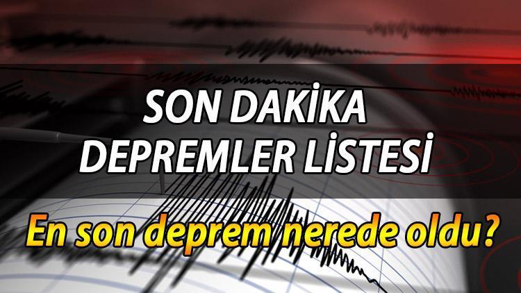 SON DAKİKA DEPREM Mİ OLDU 3 AĞUSTOS 2023 || Az önce Deprem Mi Oldu ...