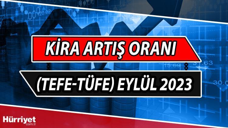 Eylül ayı kira artış oranı TÜİK tarafından açıklandı Eylül 2023 kira zammı (TEFE-TÜFE) yüzde kaç oldu