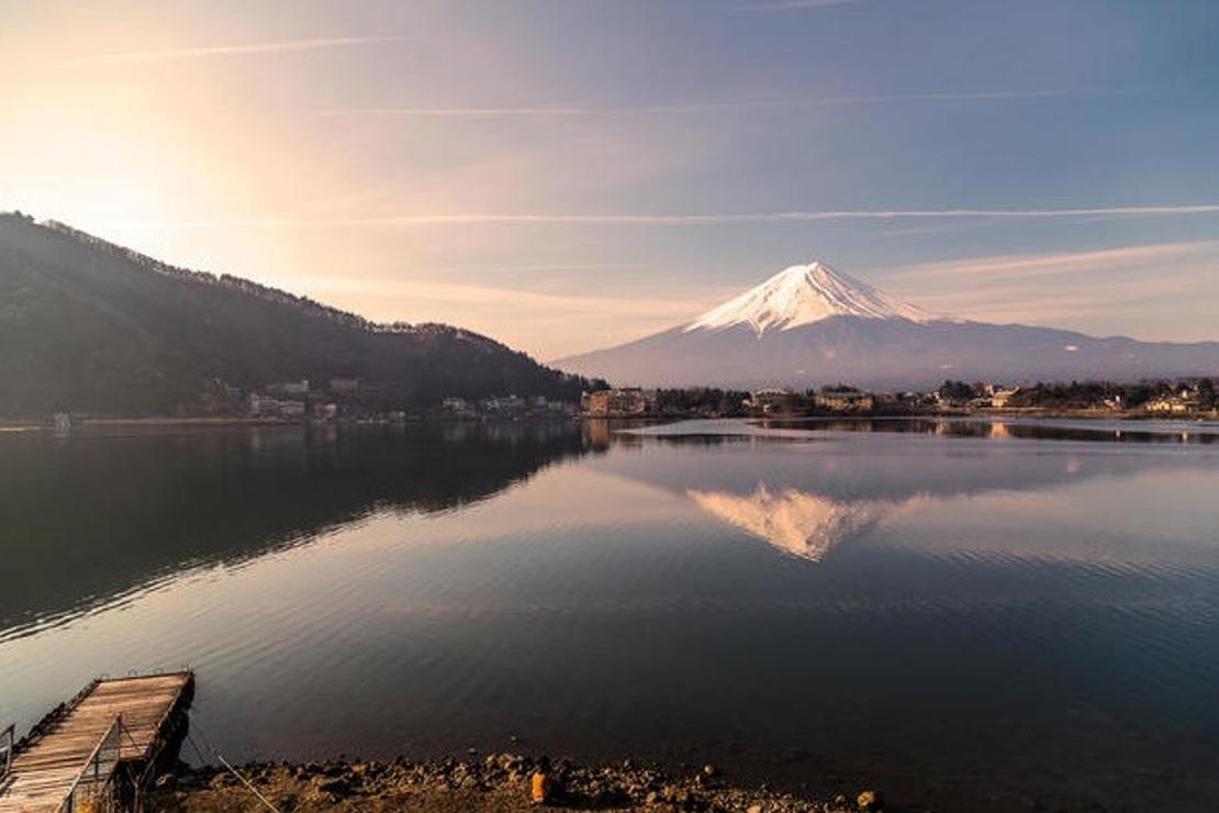 Fujiyama Dağı’nın termal havuzunda terapi