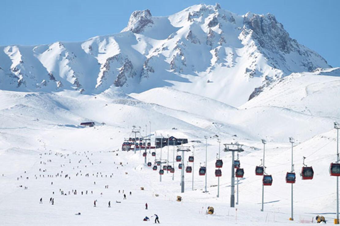 Erciyes'te kayak sezonu açılıyor
