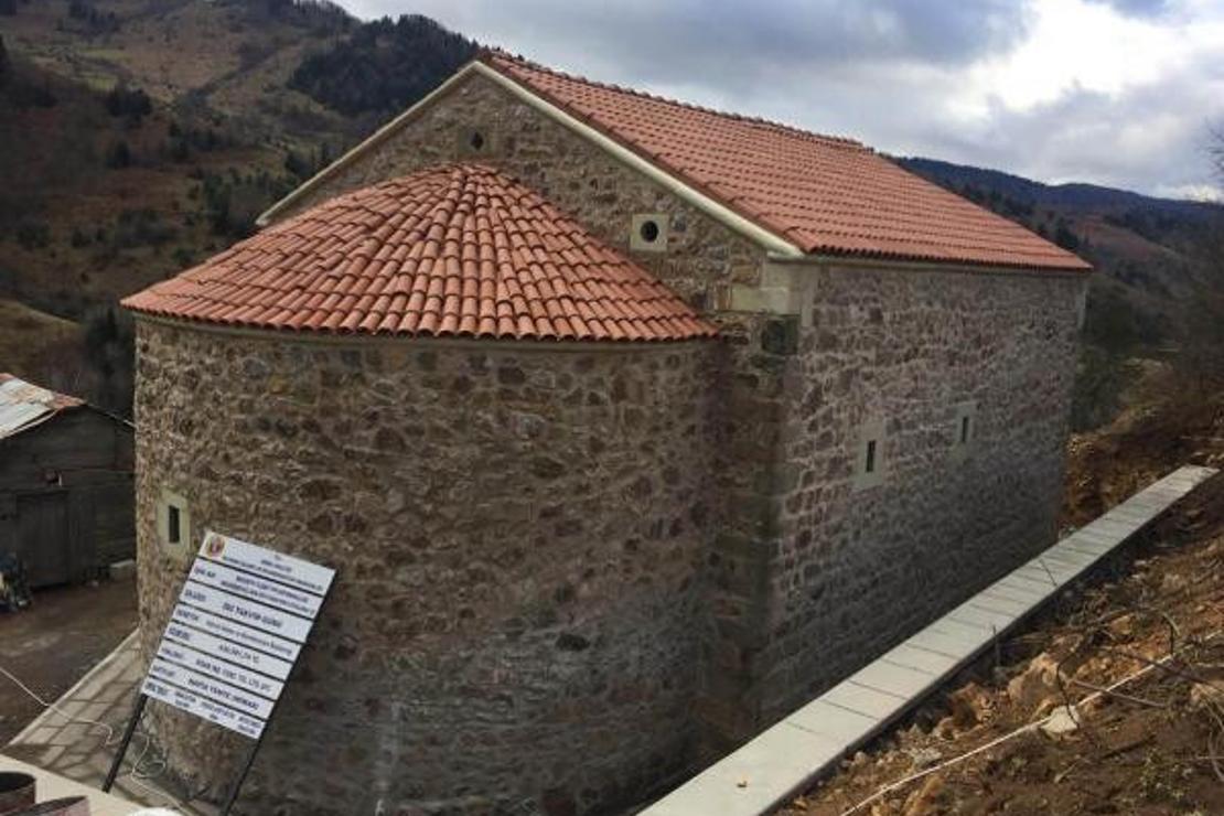 Ordu'da Muzadere Kilisesi restore edildi
