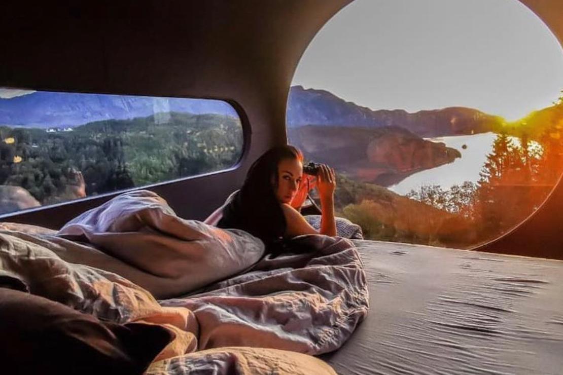 İlginç kabinlerde tatil keyfi! Koronadan uzak doğayla iç içe...