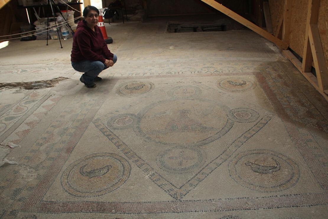 Sinop'ta bulunan 1600 yıllık mozaikler turizme kazandırılacak