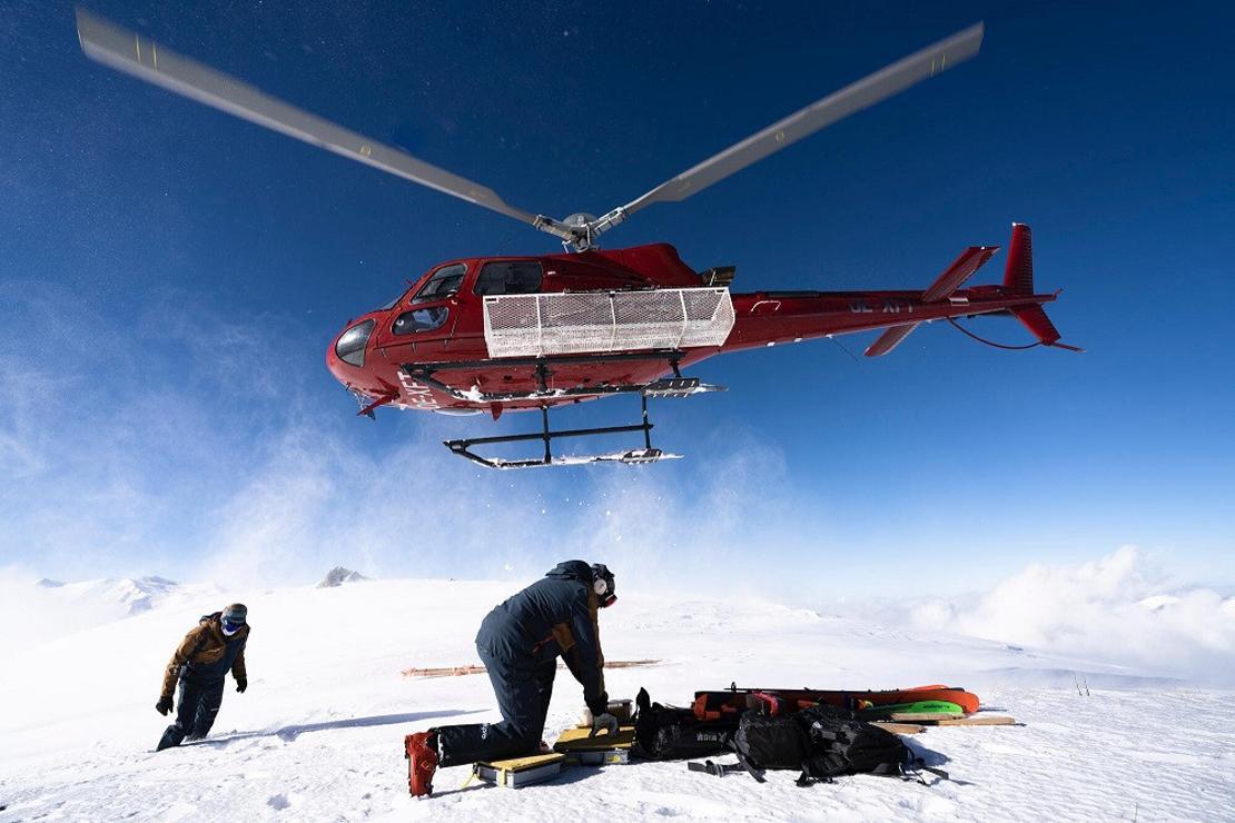 Kaçkarlar'da heliski heyecanı başladı