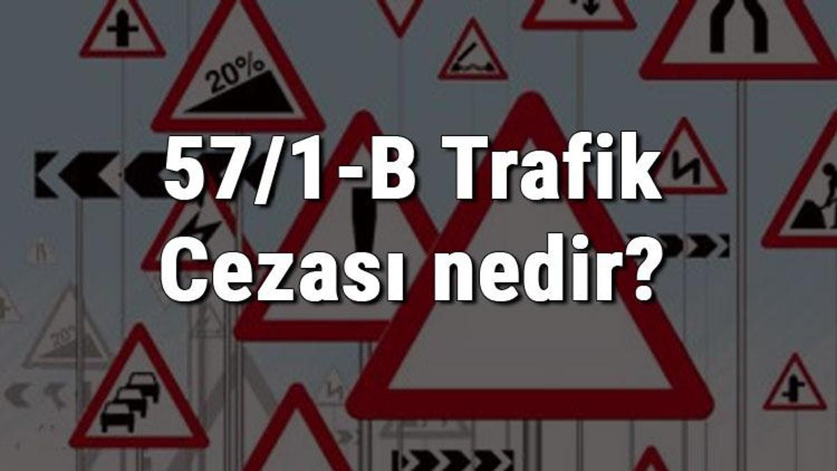 57/1-B Trafik Cezası Nedir? Madde 57/1-B Trafik Cezası Ne Kadar? Ceza ...