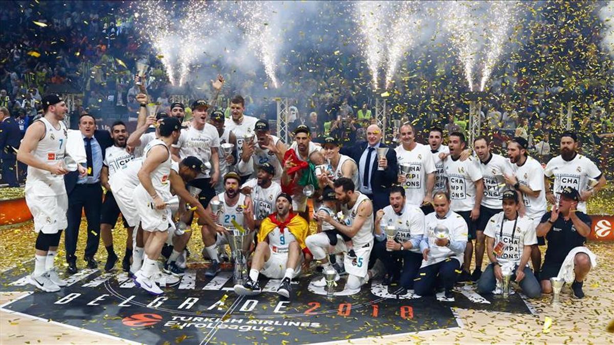 Real Madrid, 10 kezle Euroleague'in en fazla şampiyon olan takımı