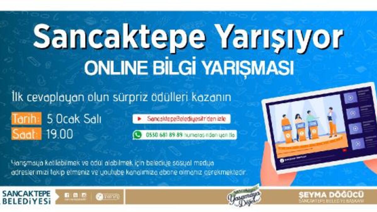 istanbul haberleri sancaktepe belediyesi nden odullu online bilgi yarismasi merkez haberleri