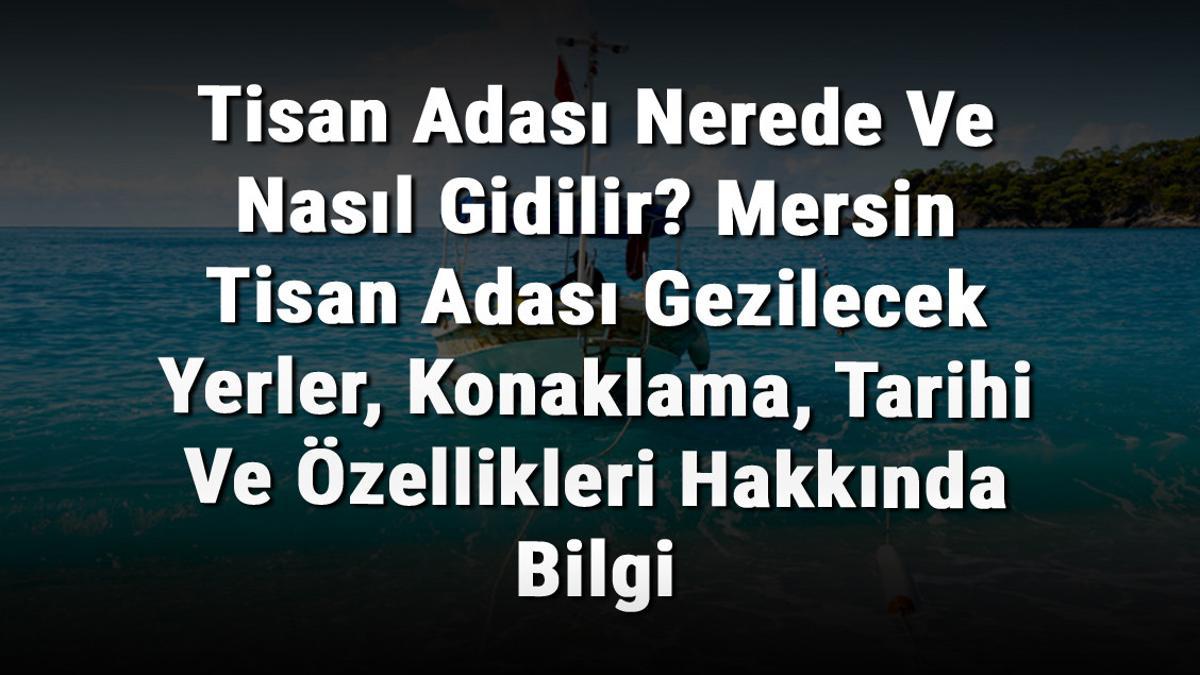 Tisan Adasi Nerede Ve Nasil Gidilir Mersin Tisan Adasi Gezilecek Yerler Konaklama Tarihi Ve Ozellikleri Hakkinda Bilgi Seyahat Haberleri