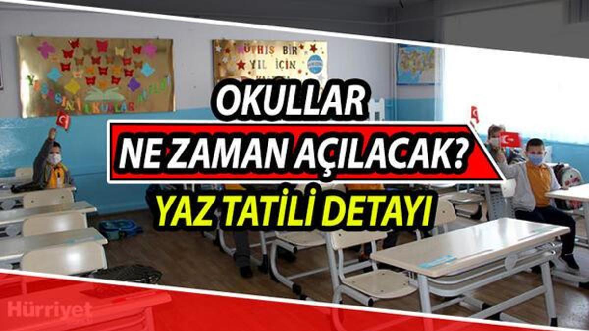 Yaz tatili ne zaman bitiyor? İşte 20212022 dönemi okulların açılış