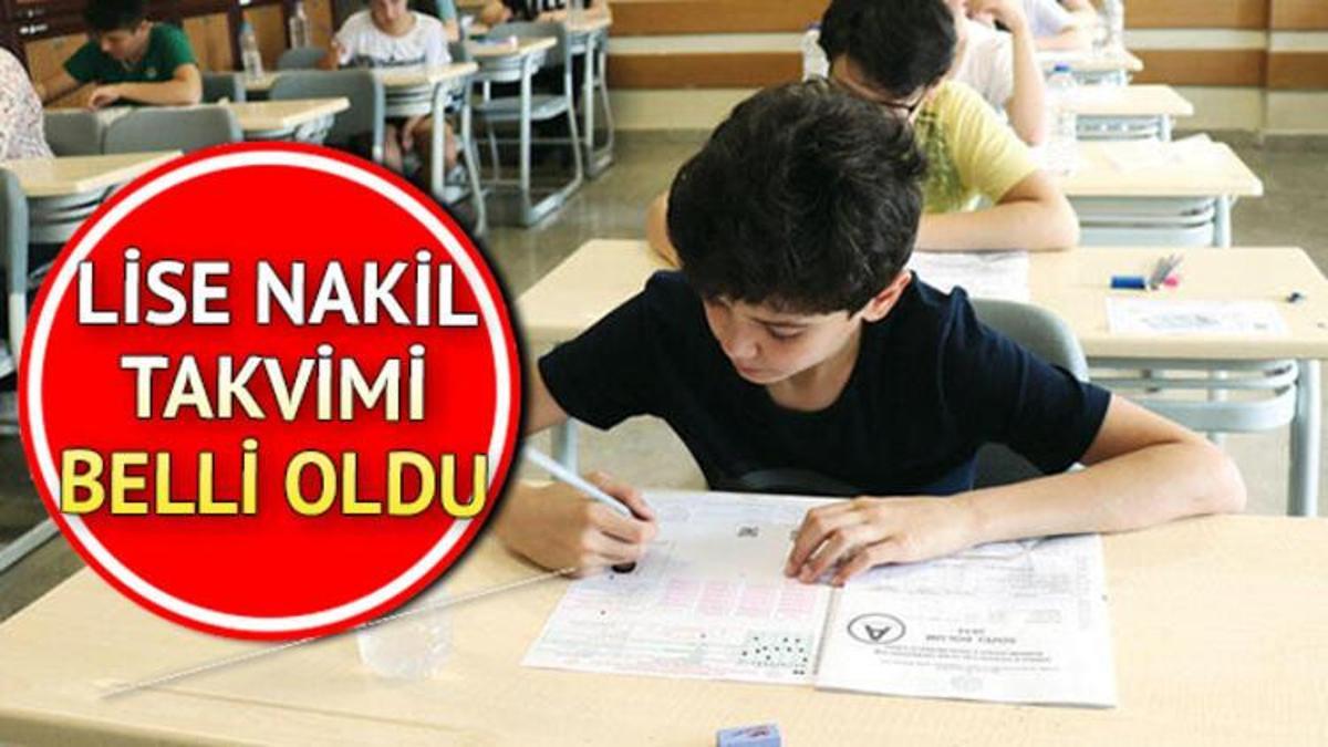Lise Nakilleri Ne Zaman Baslayacak 2021 Lgs 1 Nakil Tercih Basvuru Tarihi Aciklandi Iste Nakil Takvimi Son Dakika Haber