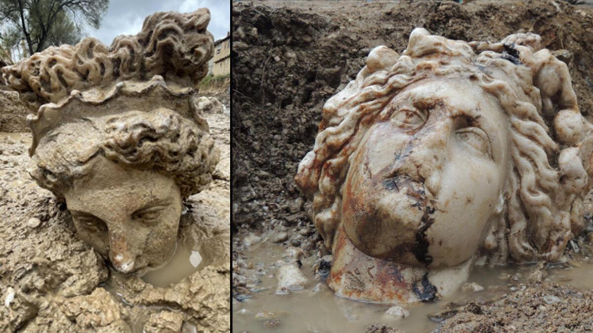 Κεφάλια αγαλμάτων «Αφροδίτη» και «Διονύσου» ανακαλύφθηκαν στην αρχαία πόλη Αιζάνοι