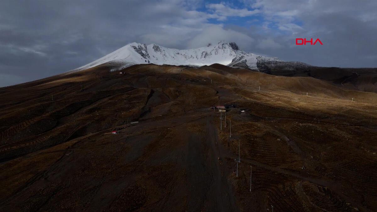 erciyes dagi nin zirvesi beyaza burundu son dakika haberleri