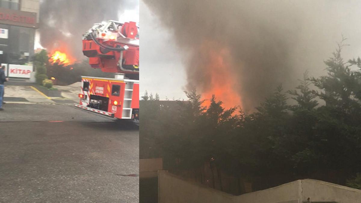 maltepe de hali yikama atolyesinde yangin panigi son dakika haberler