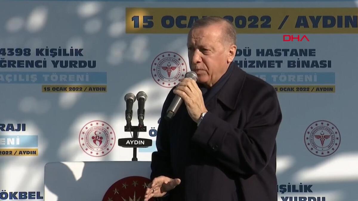 Aydın'da toplu açılış töreni Cumhurbaşkanı Erdoğan 'Kura endeksli TL' dedik