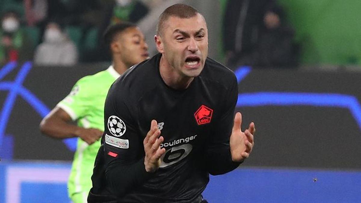 Burak Yılmaz, who was taken from the game in the Brest – Lille match, went crazy