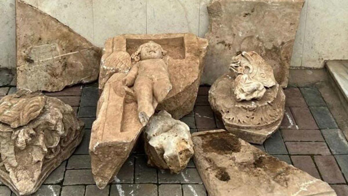 Manisa�da �Eros bebek� heykeli ele geçirildi Son Dakika