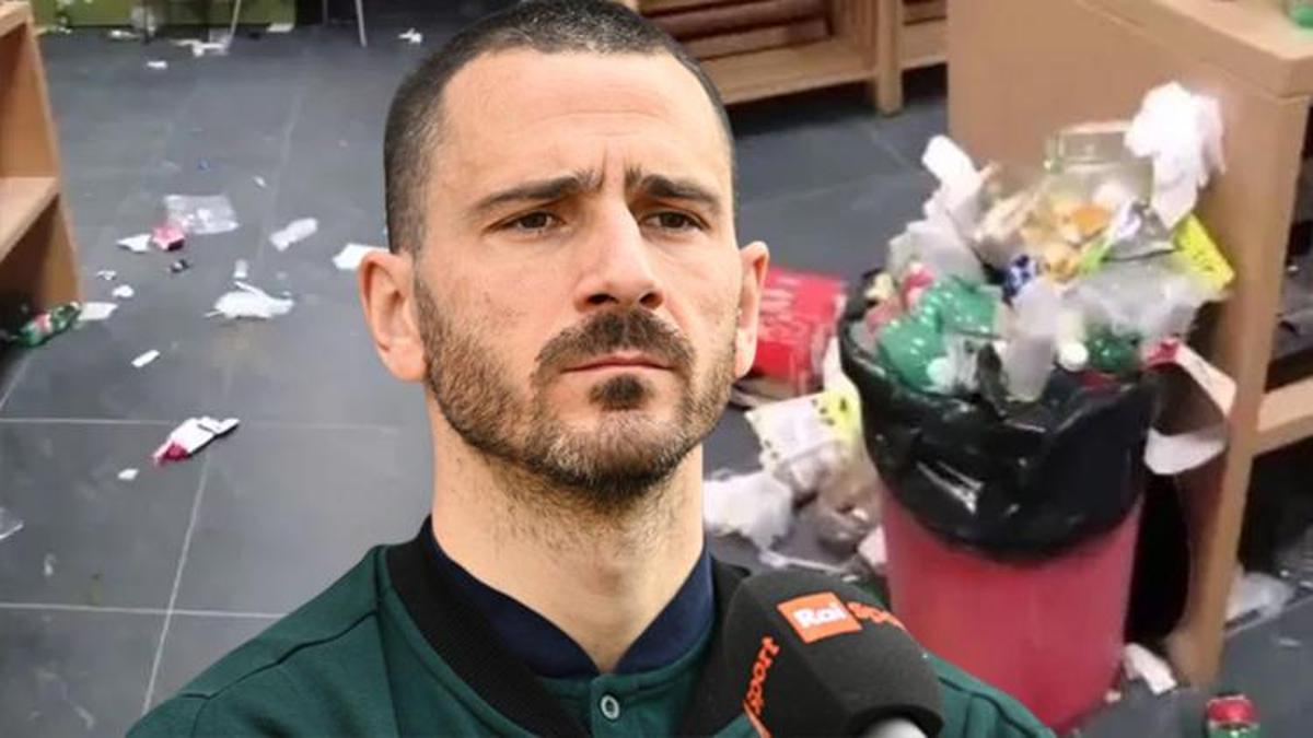 Last minute: Leonardo Bonucci si è scusato per la brutta immagine!  Lo spogliatoio dopo la partita contro la Macedonia del Nord…