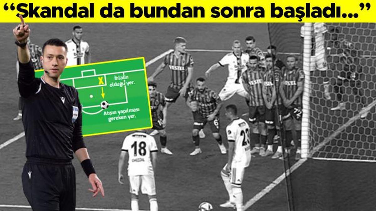 Last minute: Scandalous decision from referee Zorbay Küçük in Trabzonspor – Beşiktaş match!  Is there a rule error?