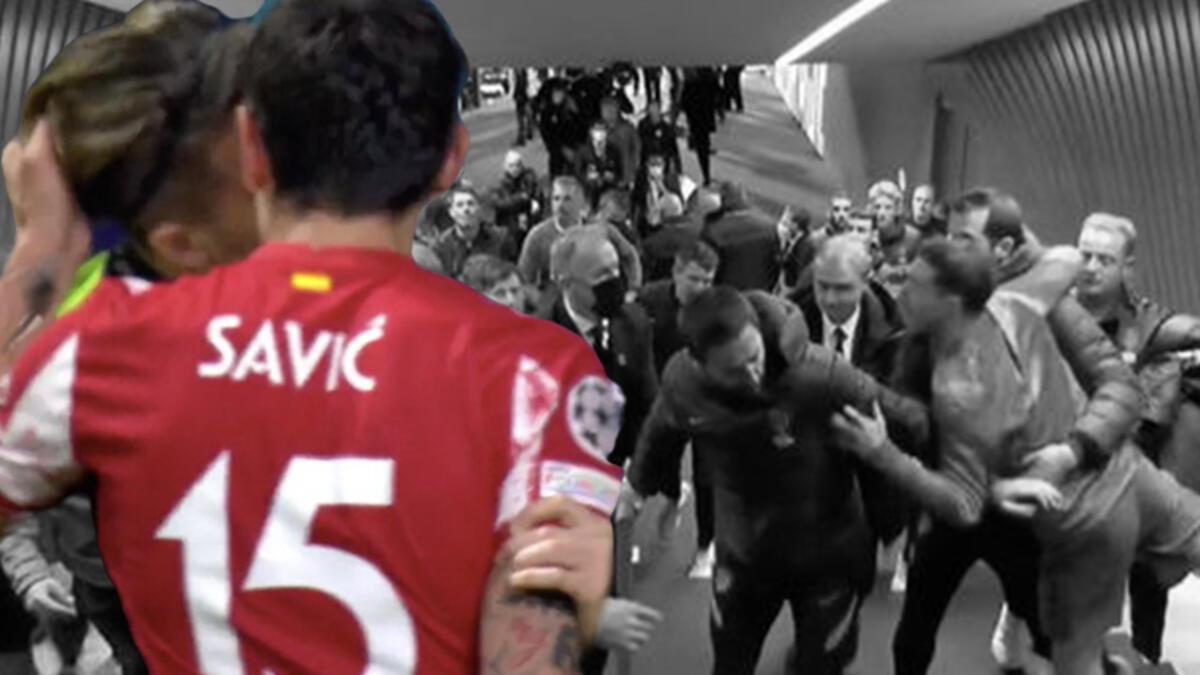Son Dakika: Atletico Madrid-Manchester City maçında saha karıştı! Tünelde boğazına sarıldı... Tükürük ve saç seçme... - Spor Haberi