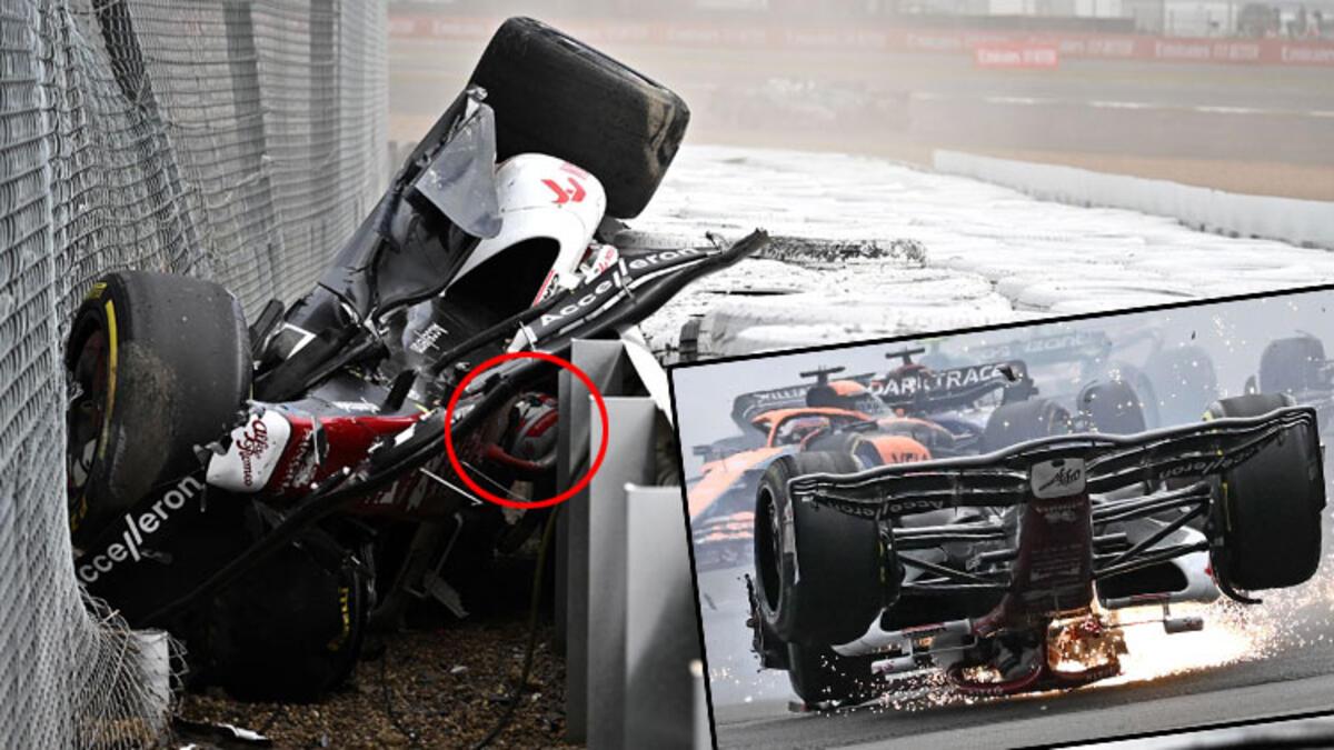 Formula 1'in Premier Lig'i Britanya GP Zhou'nun kazası Ferrari'nin büyük