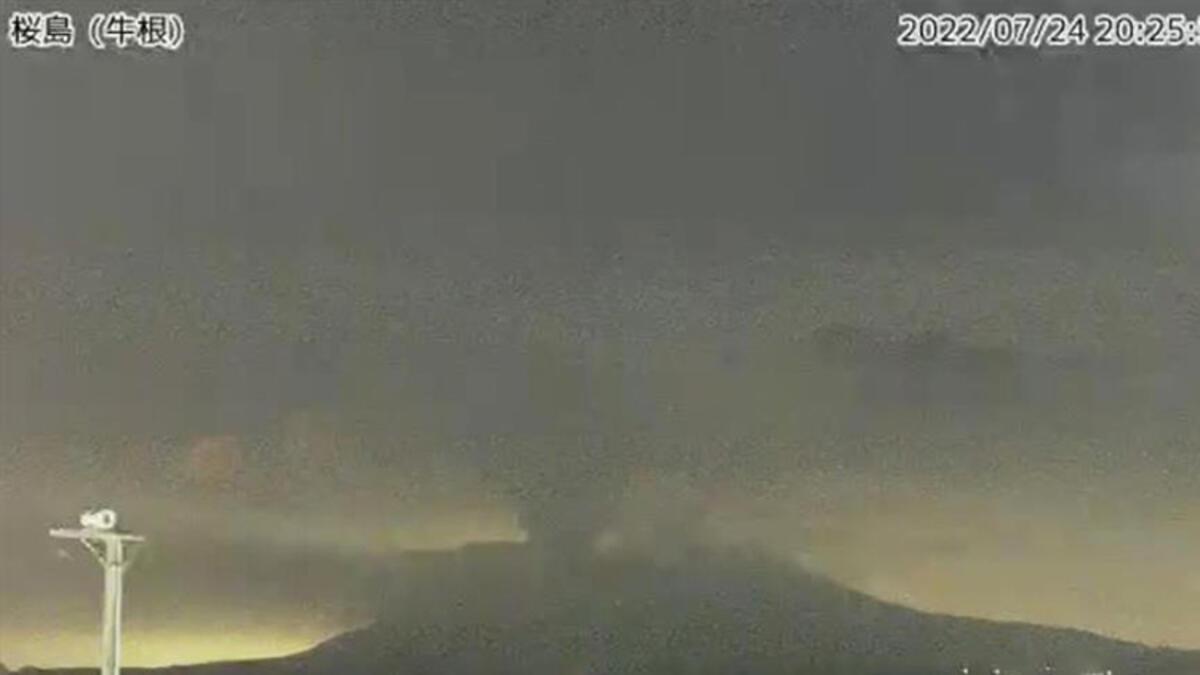  Japonya’da Sakurajima Yanardağı’nda patlama