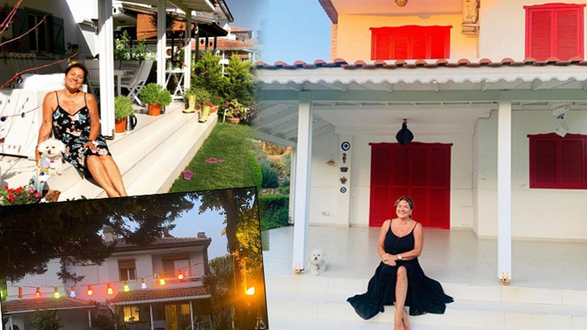 Ünlü oyuncu bütün yazı burada geçirdi&hellip; Çeşme�de kırmızı panjurlu bir