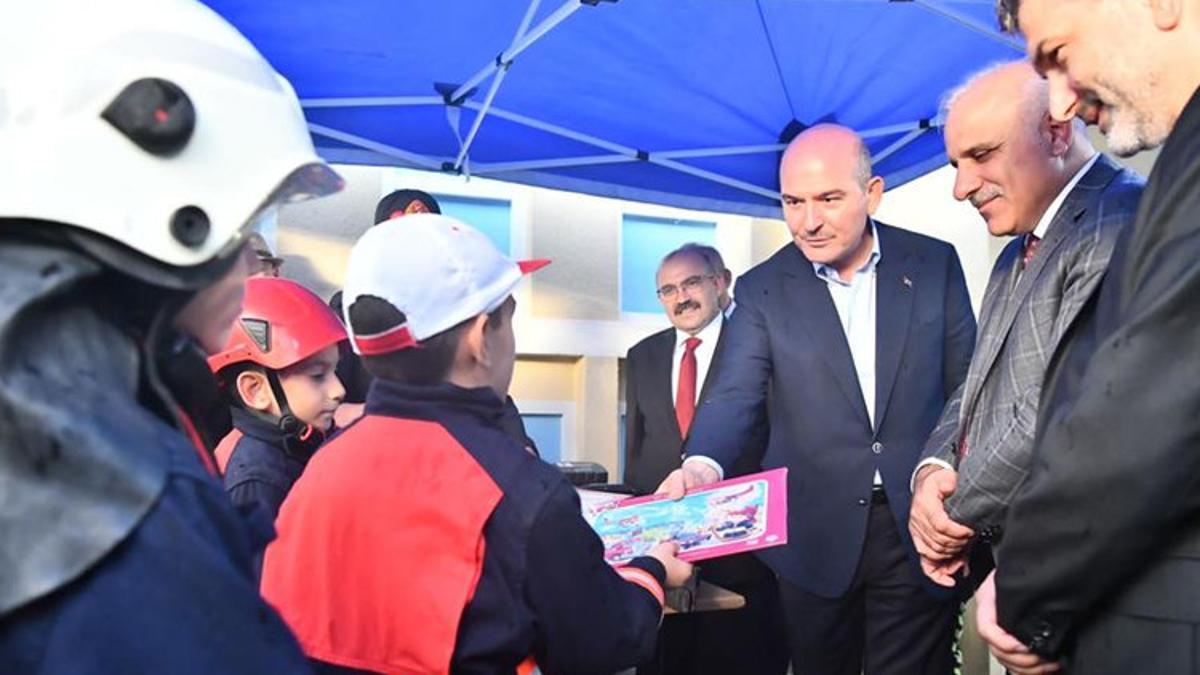 Trabzon’da Çocuk Trafik Eğitim Pisti Bakan Soylu’nun katılımı ile açıldı