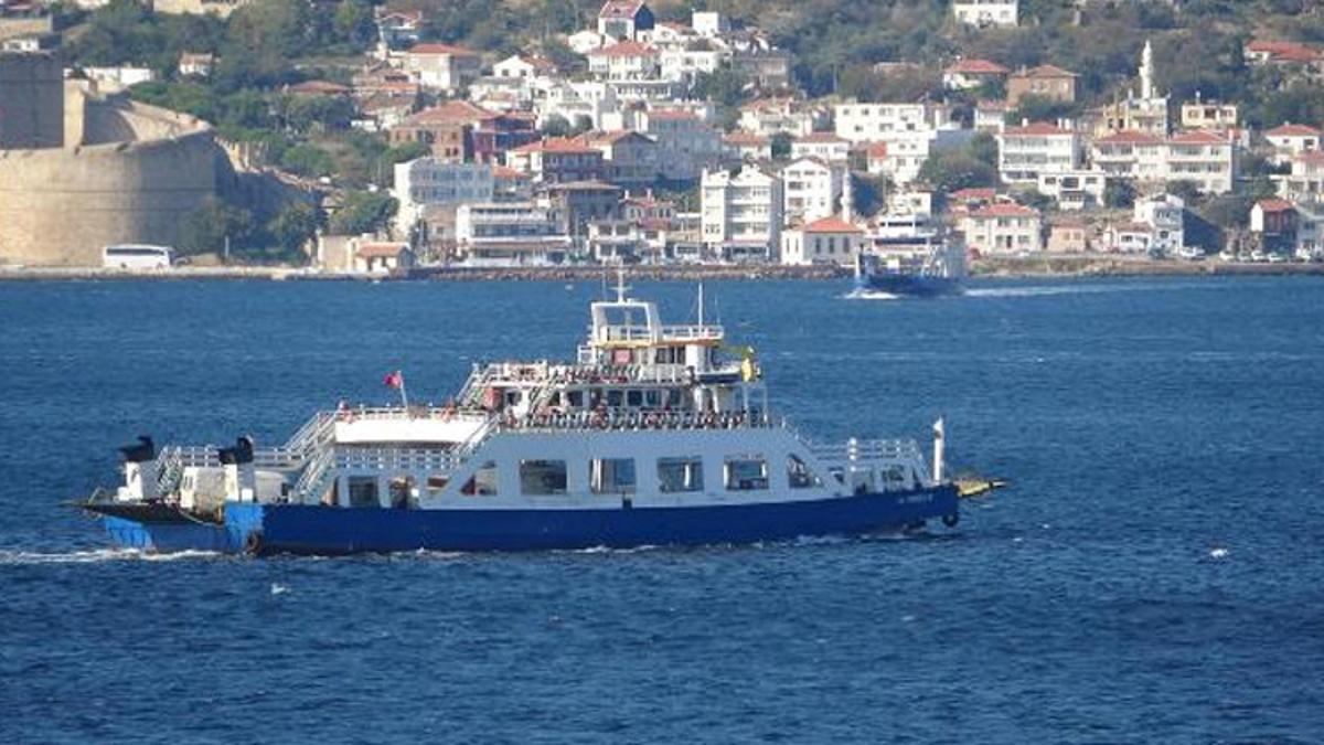 Kabatepe-Gökçeada hattında bazı feribot seferleri iptal edildi