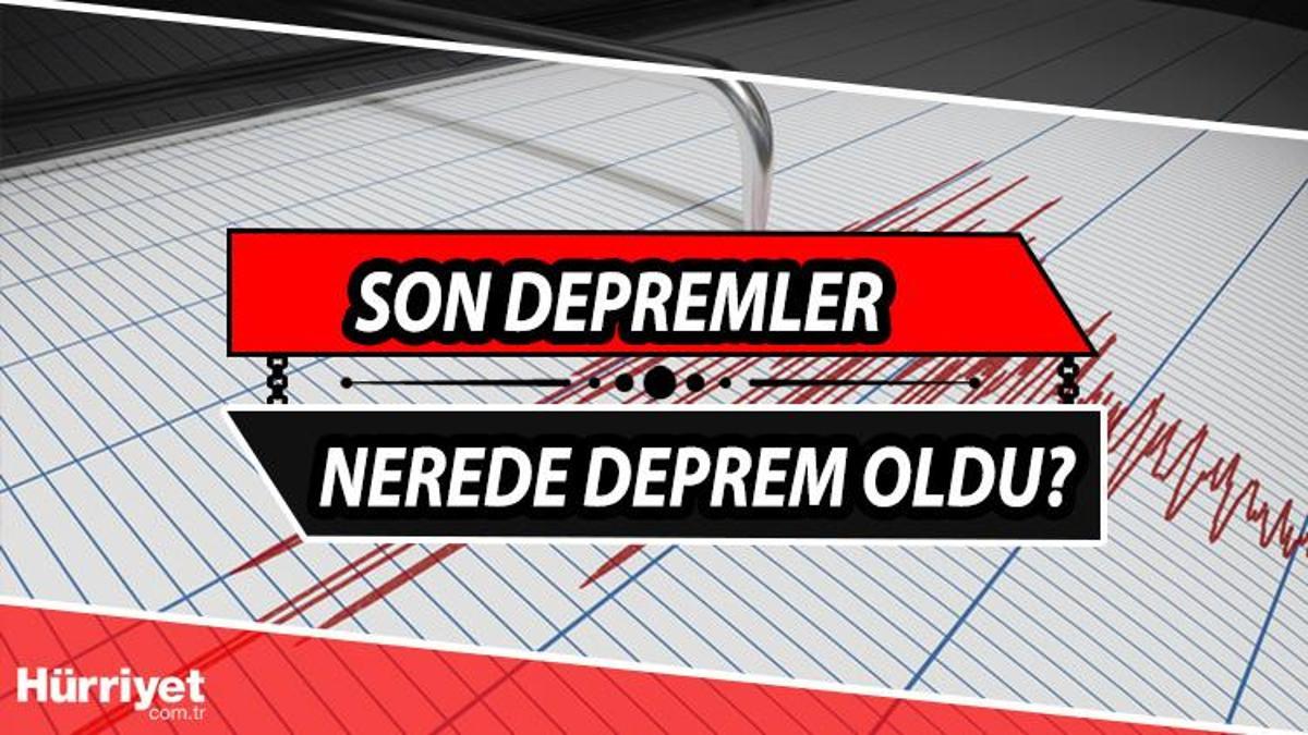 Son Dakika Deprem Mi Oldu, En Son Nerede Deprem Oldu? 23 Ekim Kandilli ...