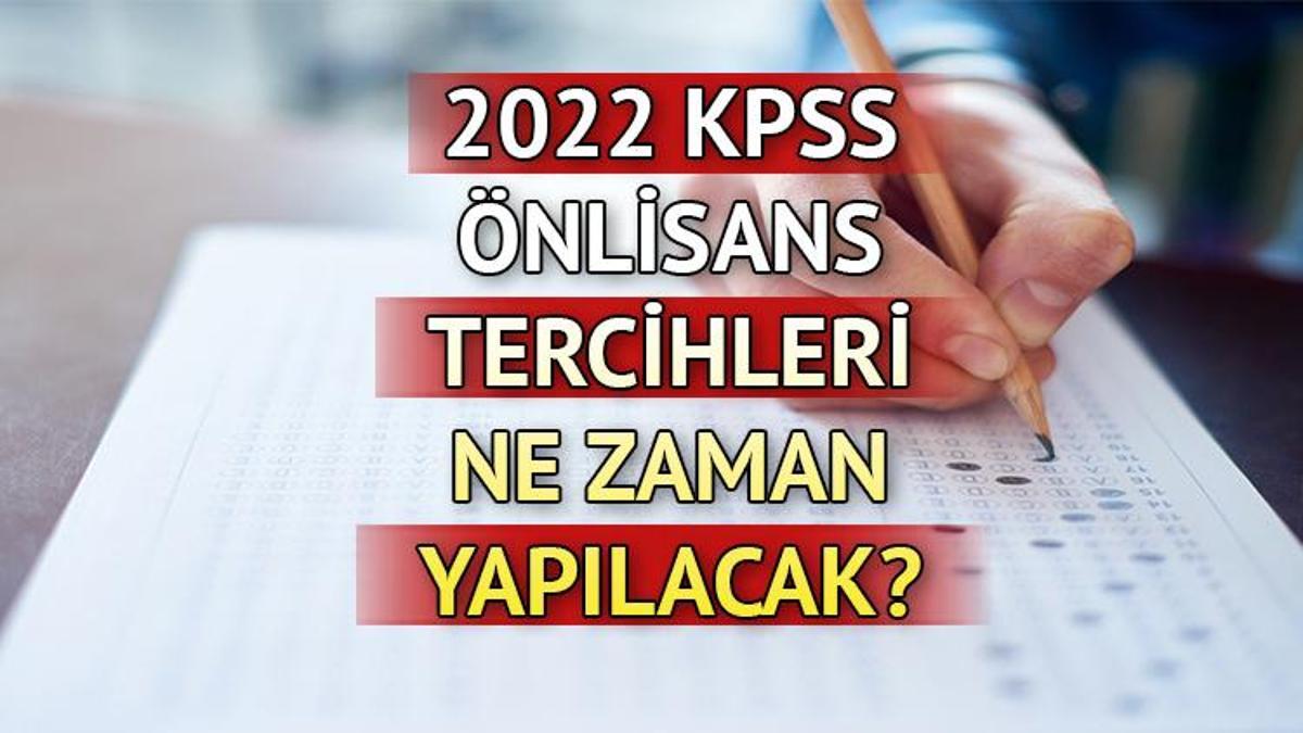 KPSS Ön Lisans Tercihleri 2022 Ne Zaman Başlayacak? ÖSYM KPSS Ön Lisans ...