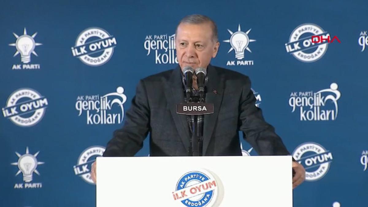 Cumhurbaşkanı Erdoğan’dan Bursa Gençlik Buluşması’nda önemli açıklamalar…