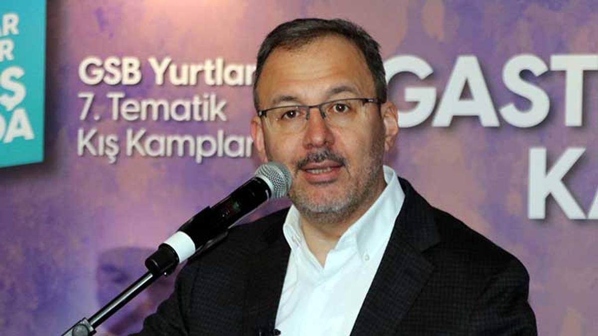 Bakan Kasapoğlu: Dünyanın en güçlü yurt altyapısına sahibiz