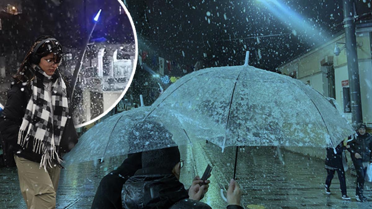İstanbul’da beklenen kar etkili oldu! Meteoroloji’den yeni uyarı geldi