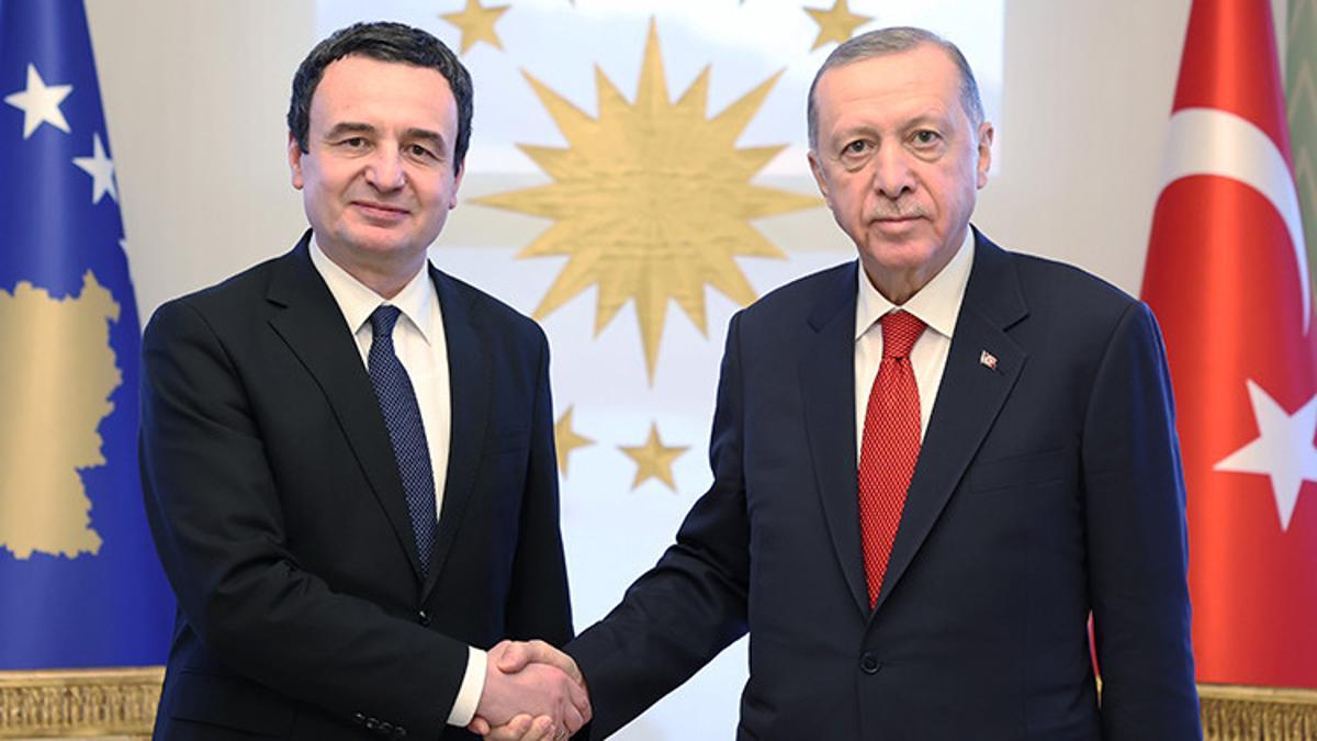 Cumhurbaşkanı Erdoğan, Kosova Başbakanı Kurti’yi kabul etti