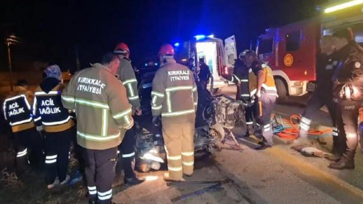 Kırıkkale’de kamyonet ile otomobil çarpıştı: 1 ölü 3 yaralı