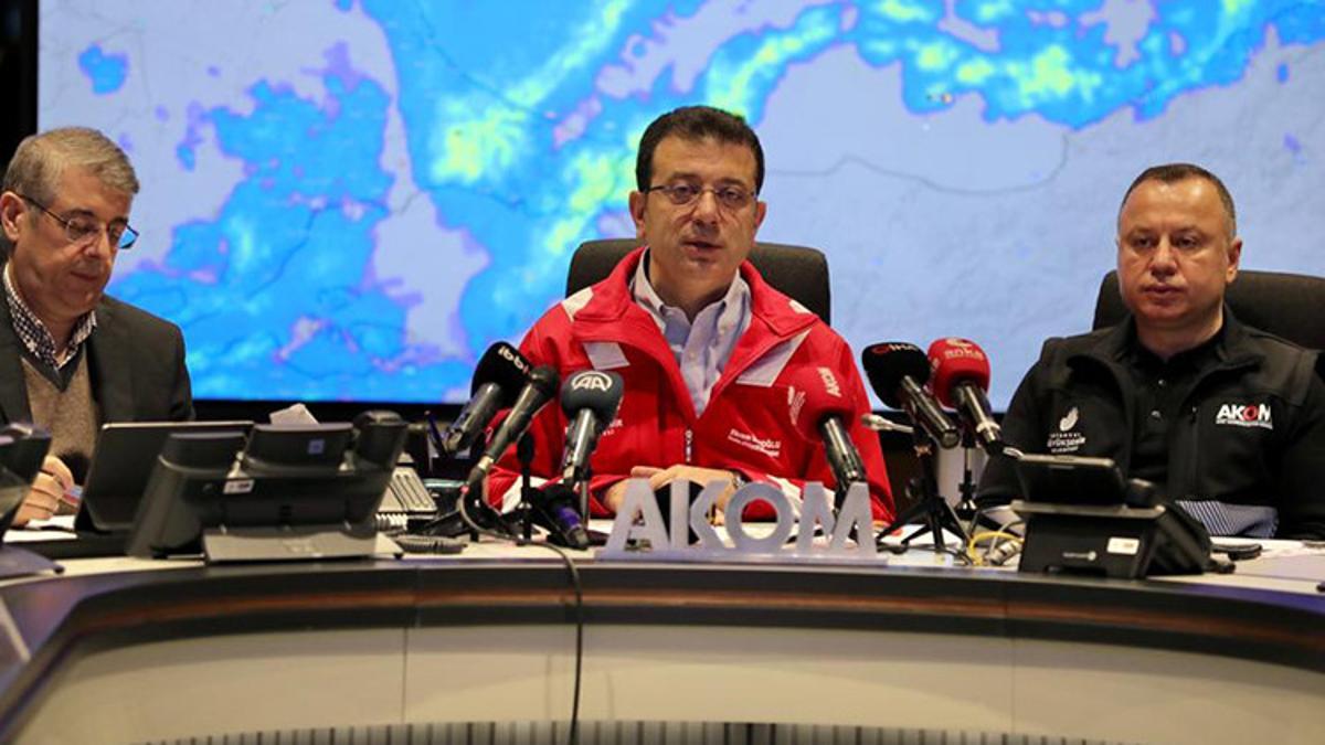 İBB Başkanı Ekrem İmamoğlu kar hazırlıkları hakkında bilgi verdi