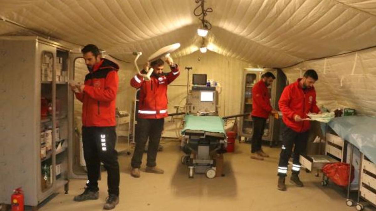Sağlık Bakanlığı’ndan Adıyaman’a tam teşekküllü sahra hastanesi
