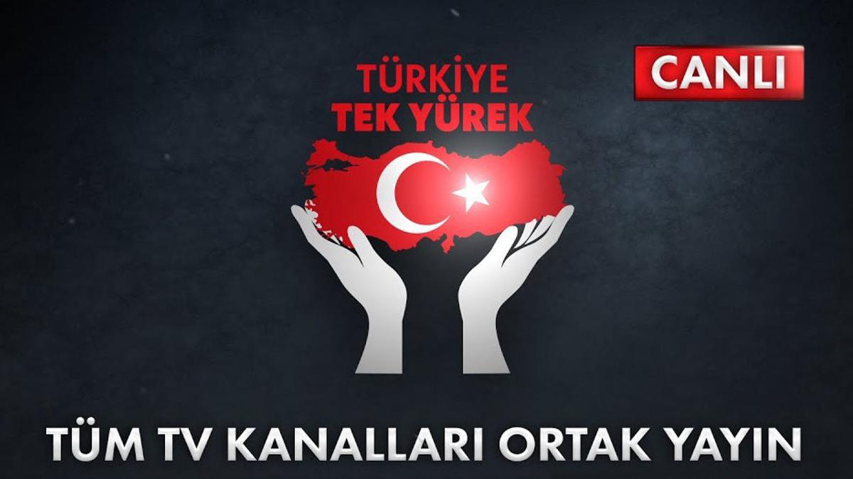 Türkiye Tek Yürek… Ortak yayında yardım kampanyası