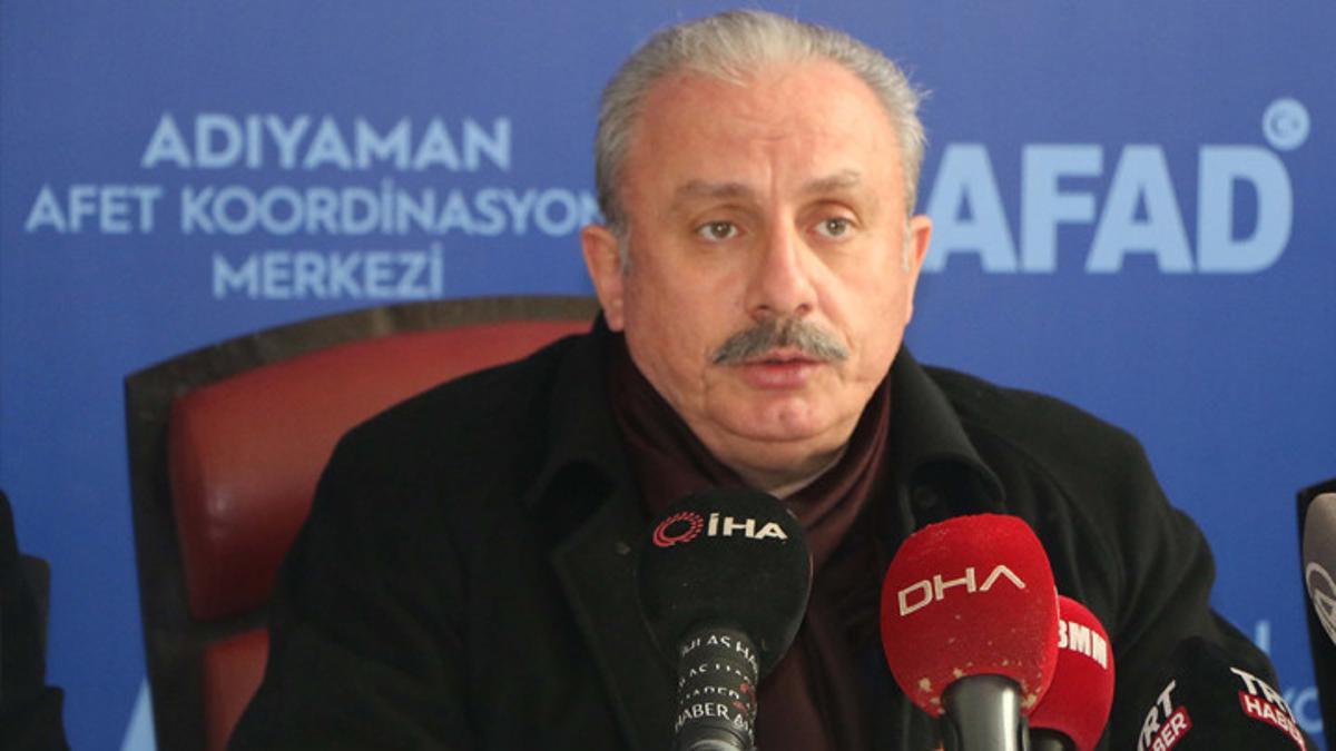Meclis Başkanı Şentop: 200 yıllık büyük depremin yıkıcı tesiriyle karşı karşıyayız